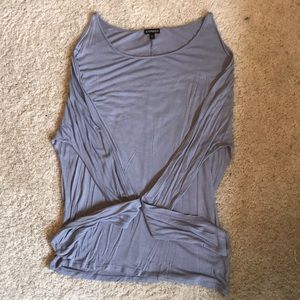 Express cold shoulder top